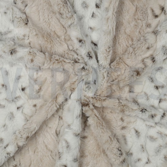 FAUX FUR ANIMAL SKIN BROWN #7