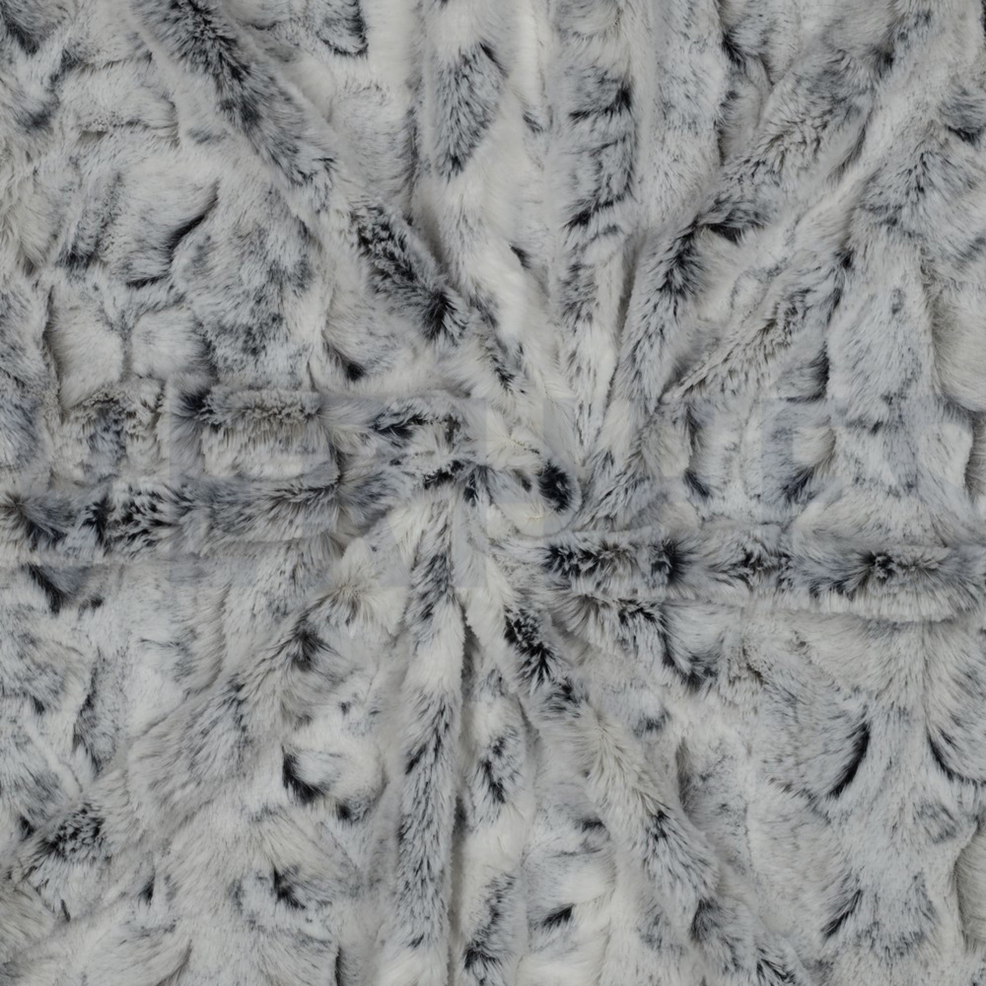 FAUX FUR ANIMAL SKIN BLACK (high resolution) #3