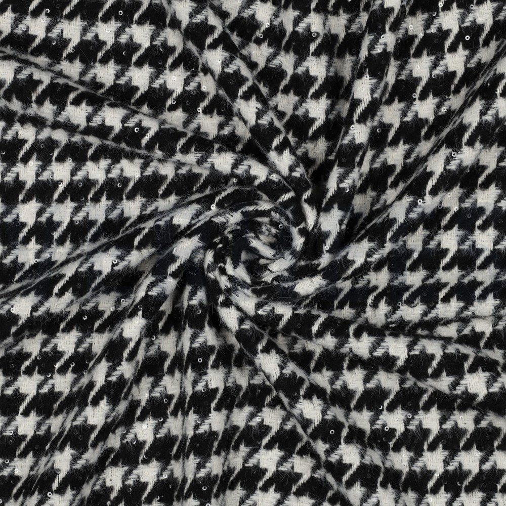 PIED DE POULE SEQUINS BLACK #7