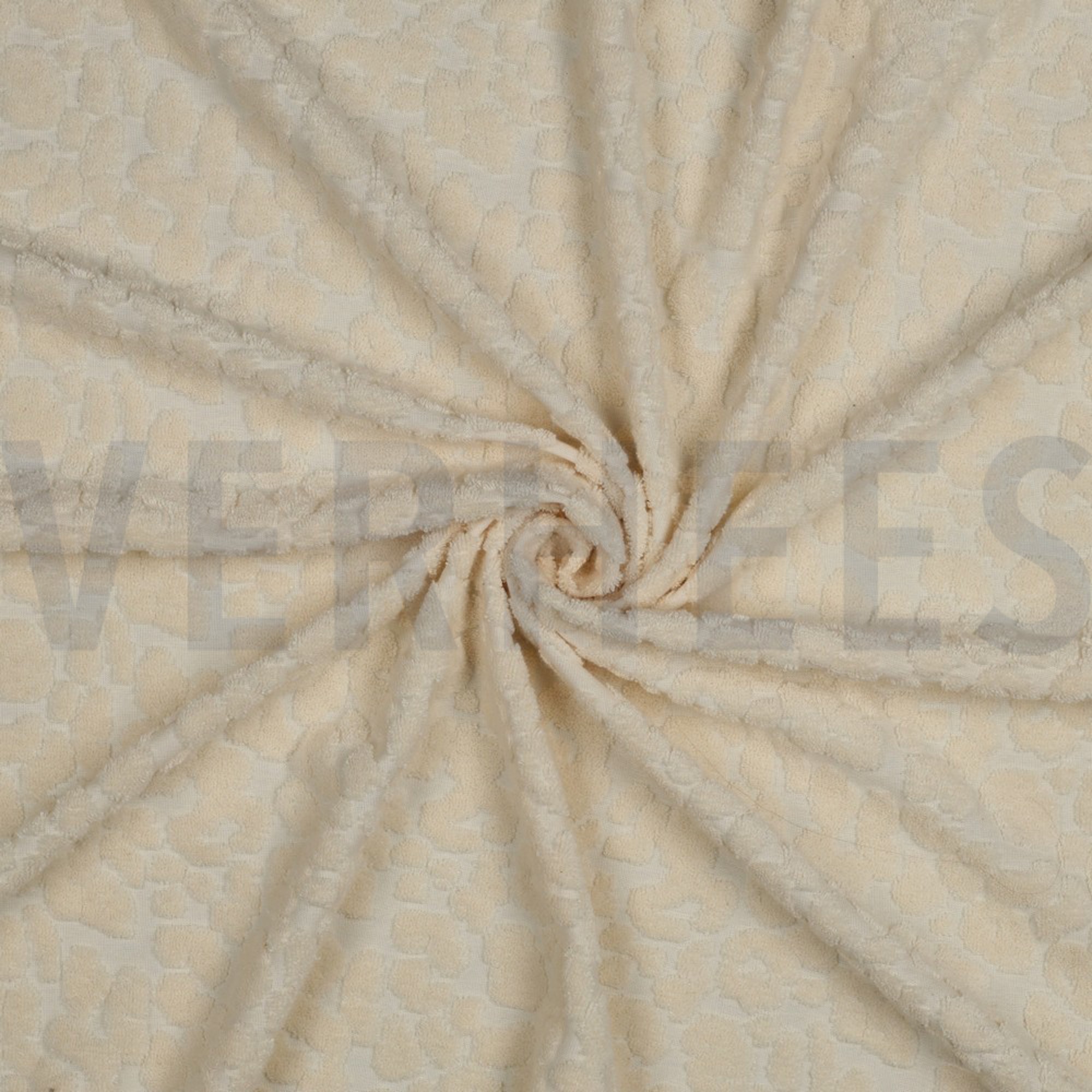 KATOEN BADSTOF GEBREID DIERENHUID NATURAL GEWASSEN (high resolution) #3