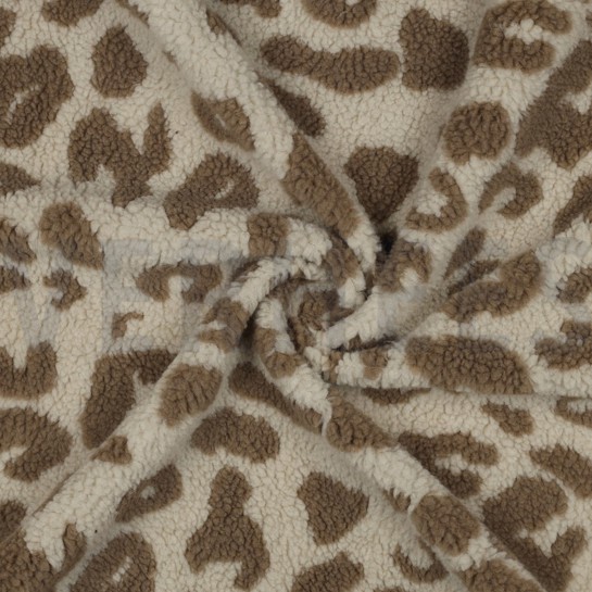 TEDDY JACQUARD DIERENHUID TAUPE #7