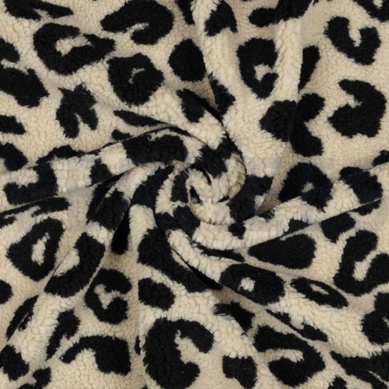 TEDDY JACQUARD TIERHAUT SCHWARZ #7