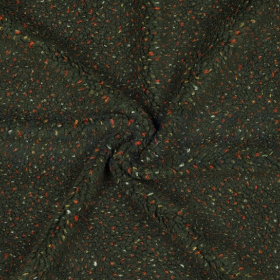 TEDDYSTOFF TWEED ARMEEGRÜN #7