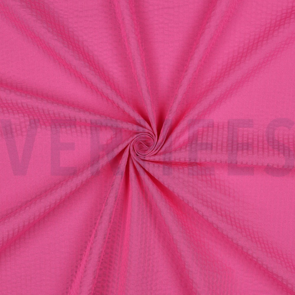 COTON JACQUARD SEERSUCKER FUCHSIA #7
