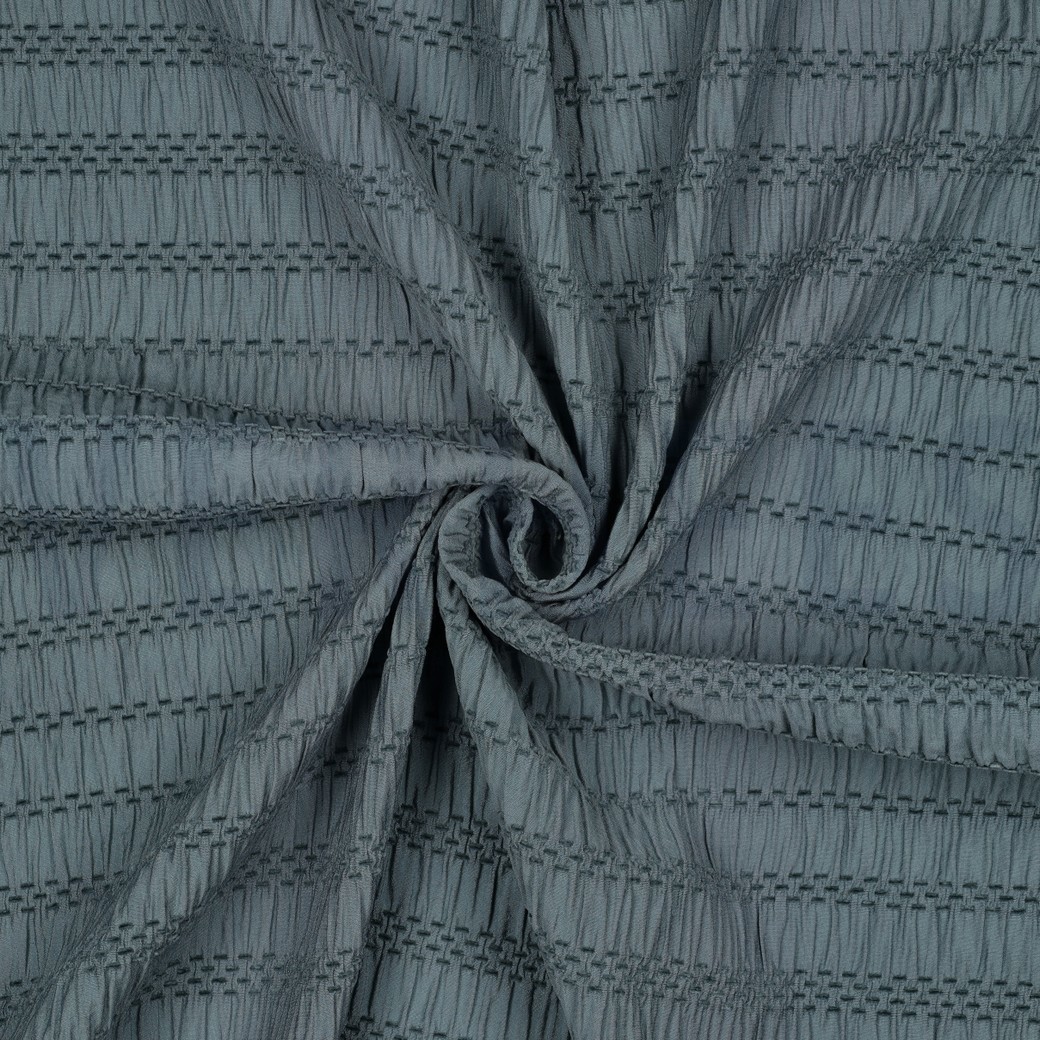 CHENILLE JACQUARD MISTIG BLAUW #7