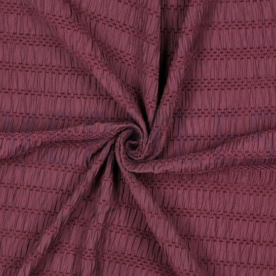 CHENILLE JACQUARD BORDEAUXROT #7