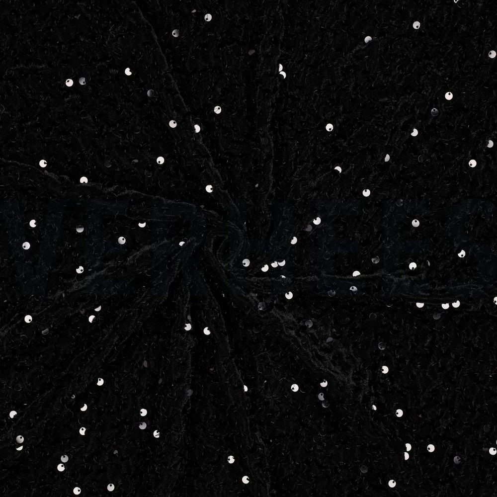 VELOURS À PAILLETTES NOIR #7