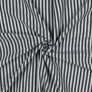 MUSSELIN GARNGEFÄRBT STREIFEN MARINEBLAU (thumbnail) #3