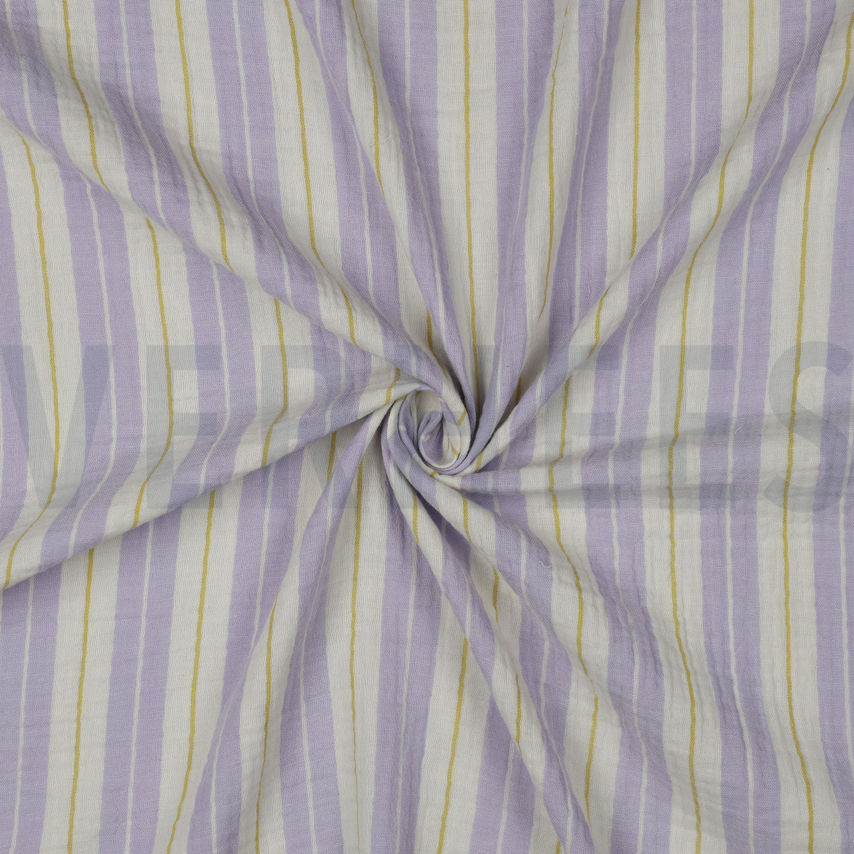 DOUBLE GAUZE YARN DYED STRIPES PURPLE #7