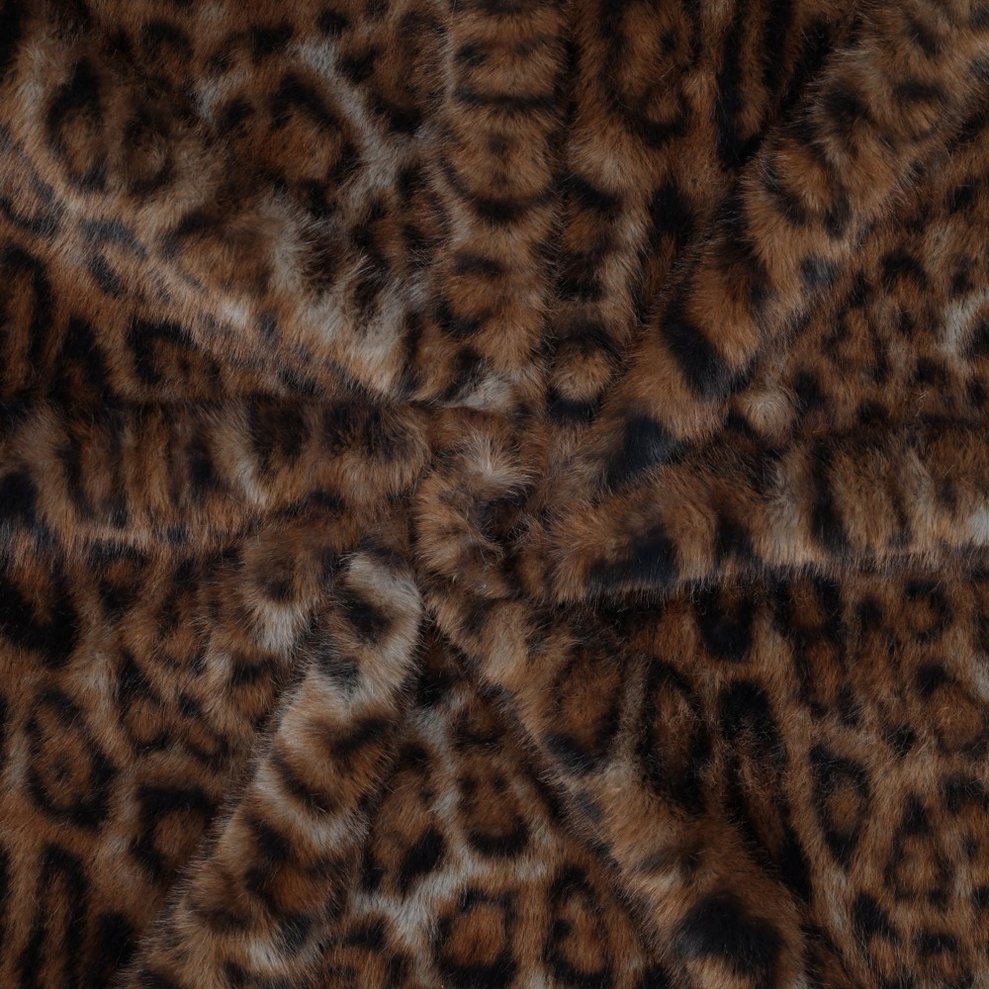 FAUX FUR ANIMAL SKIN BROWN (high resolution) #3