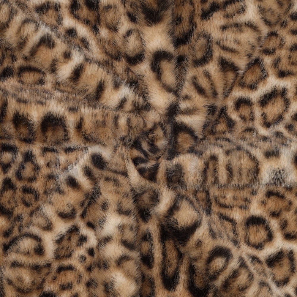FAUX FUR ANIMAL SKIN CAMEL #7