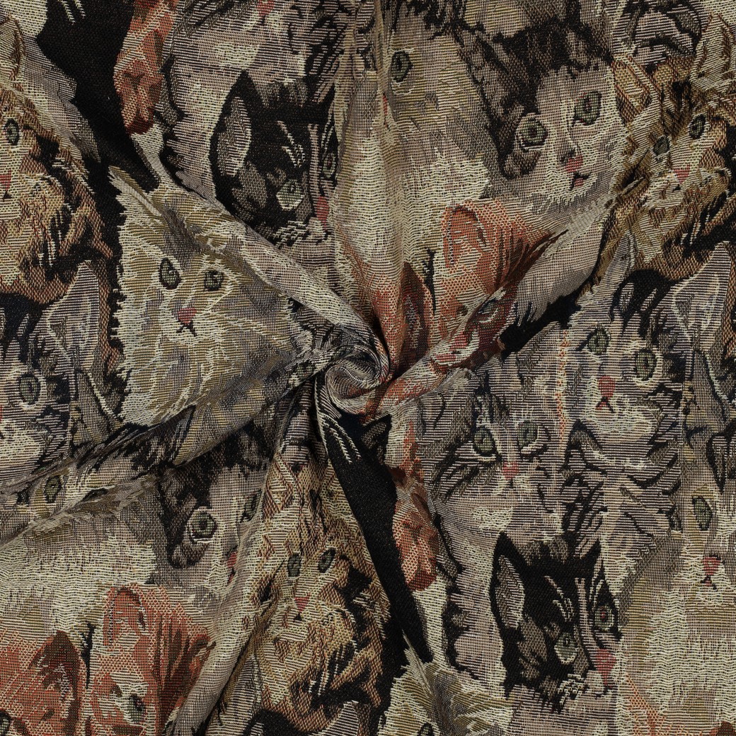 GOBELIN CATS BROWN #7