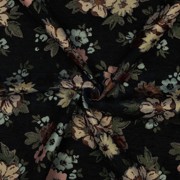 GOBELIN CHENILLE BLUMEN SCHWARZ (thumbnail) #3