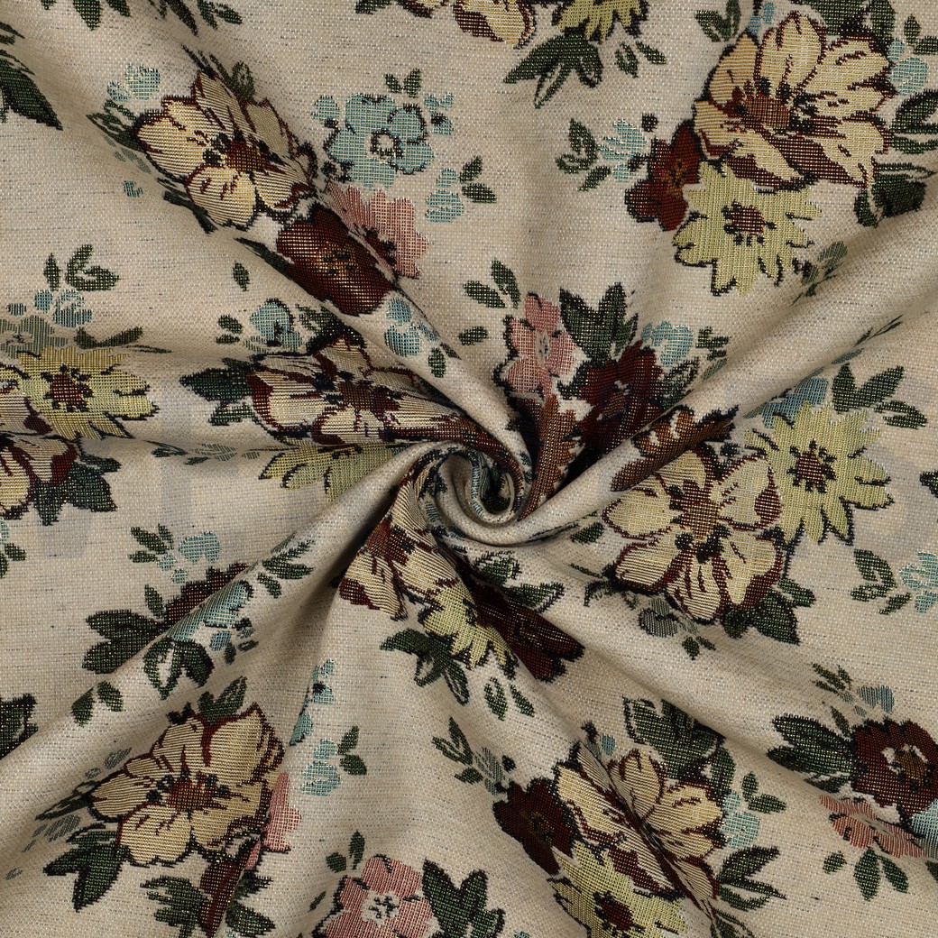 GOBELIN CHENILLE FLEURS SABLE #7
