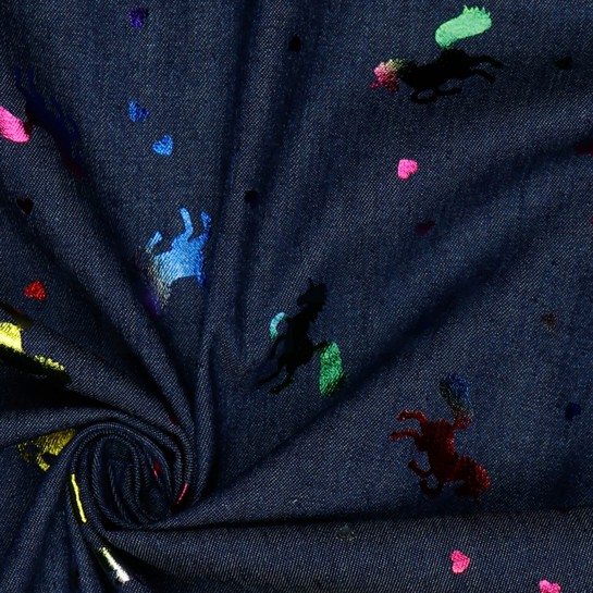 JEANS FOLIE EINHÖRNER GEWASCHENES JEANS #7