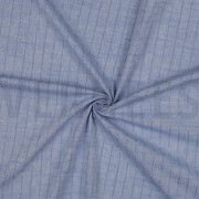 BAUMWOLLE GARNGEFÄRBT STREIFEN LUREX BLAU (thumbnail) #3