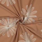KATOEN EMBROIDERY BLOEMEN KANEEL (thumbnail) #3