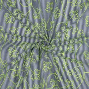 COTTON STRIPES NEON EMBROIDERY GREEN NEON (thumbnail) #3