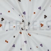 COTTON VOILE EMBROIDERY FLOWERS BRICK (thumbnail) #3