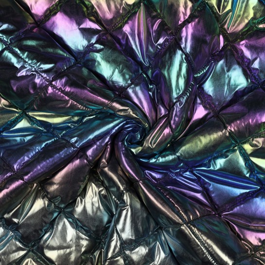 GEWATTEERD FOLIE REGENBOOG MULTI #7