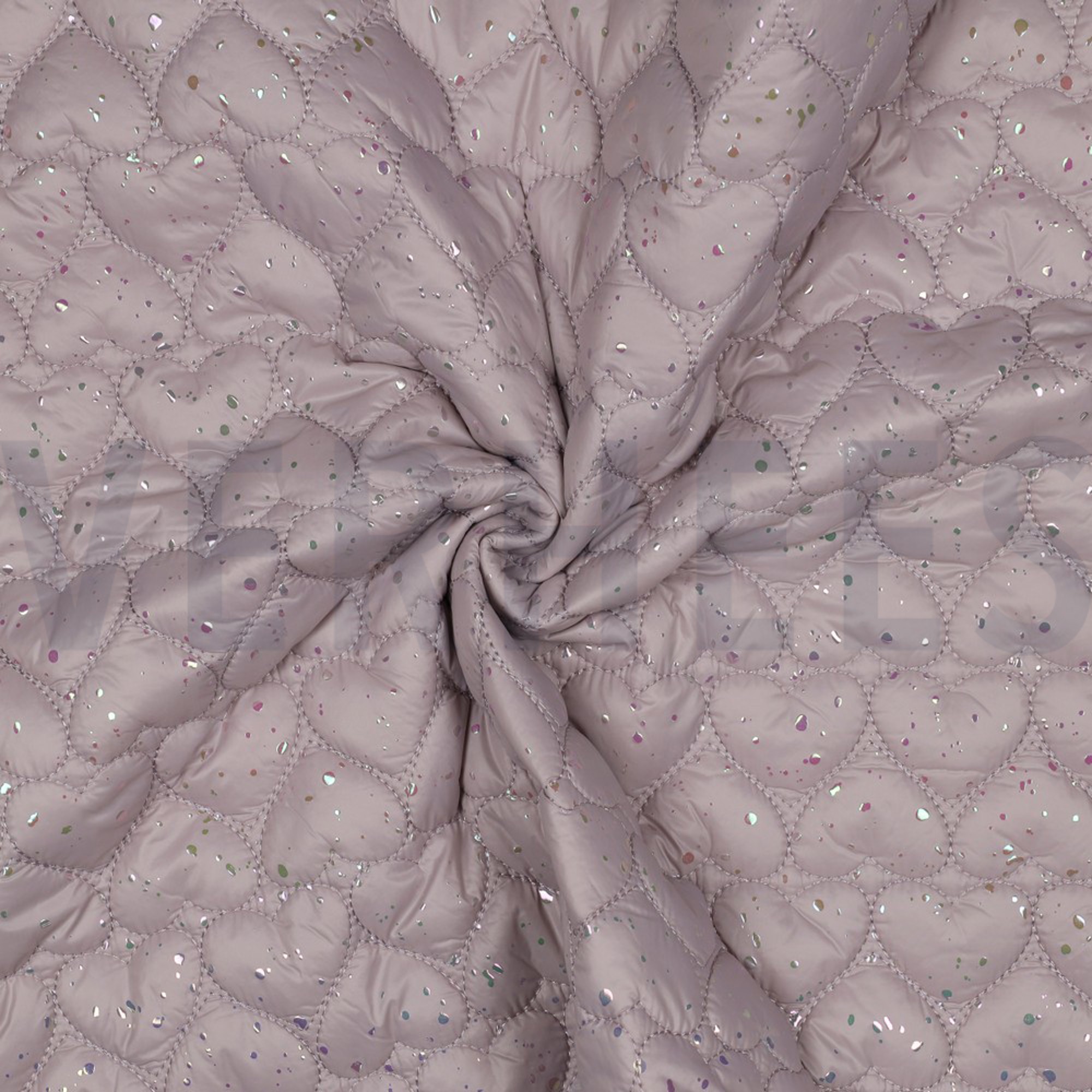 MATELASSÉ FOIL COEURS POUDRE FONCÉE (high resolution) #3