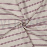 LINEN STRIPES LUREX SEQUINS DARK BLUSH (thumbnail) #3