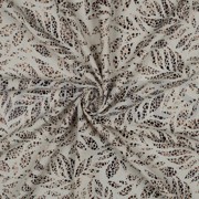 LEINEN VISKOSE FOLIE BLÄTTER BRONZE (thumbnail) #3