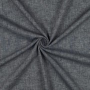 LEINEN BAUMWOLLE FISCHGRÄT MARINEBLAU (thumbnail) #3