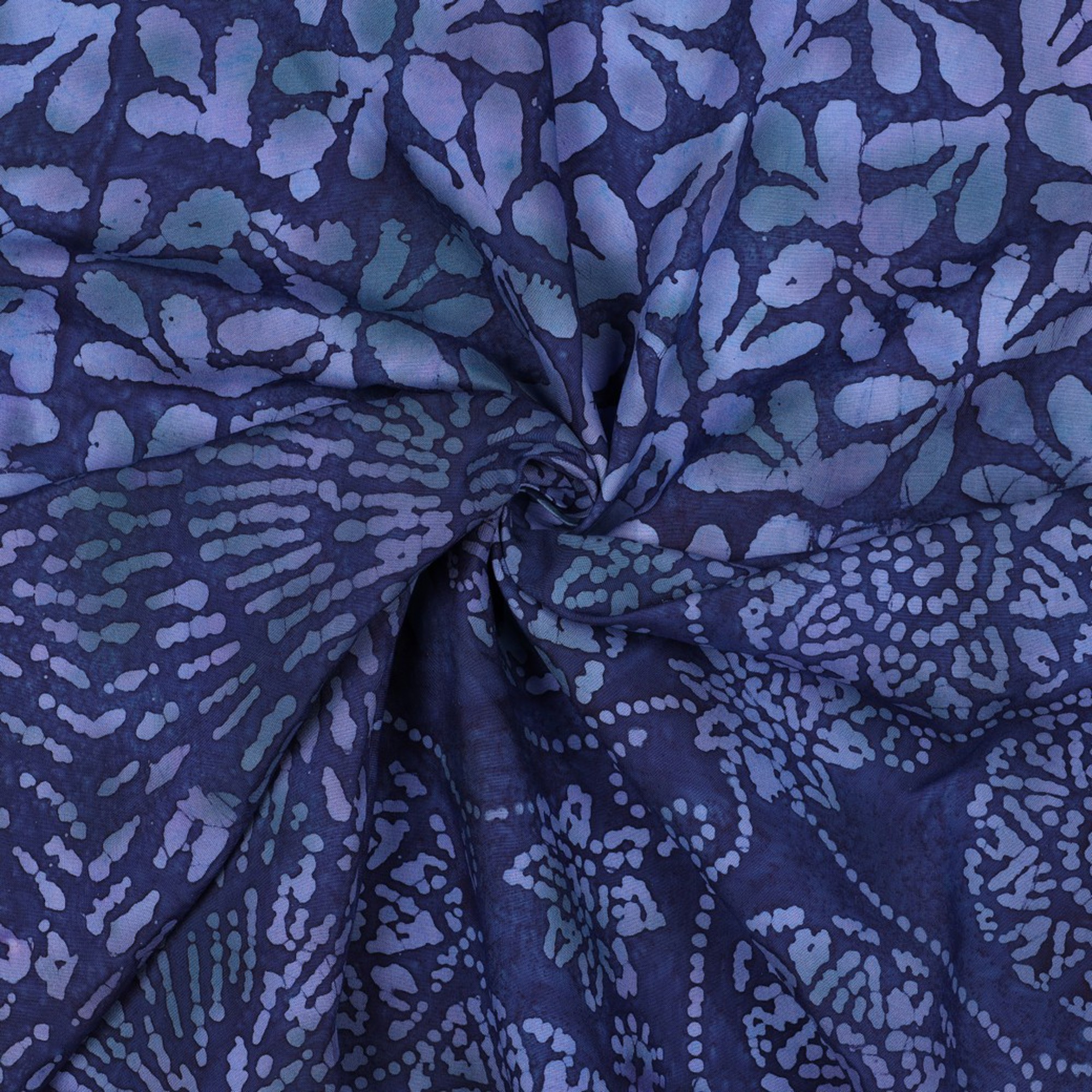 HANDCRAFTED BATIK VISCOSE NAVY (high resolution) #3