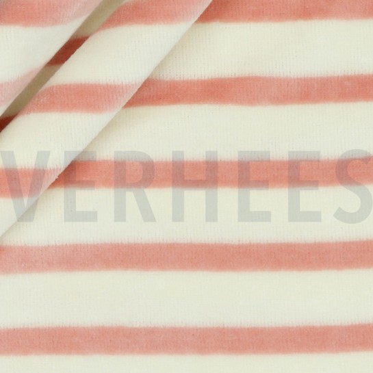 NICKY VELOURS GARNGEFÄRBTE STREIFEN ROSÉ #7