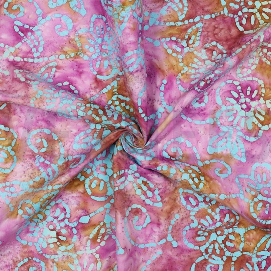 HANDCRAFTED BATIK COTTON PINK #7