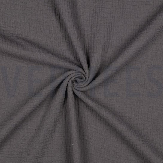 MUSSELIN GOTS DUNKELGRAU #7