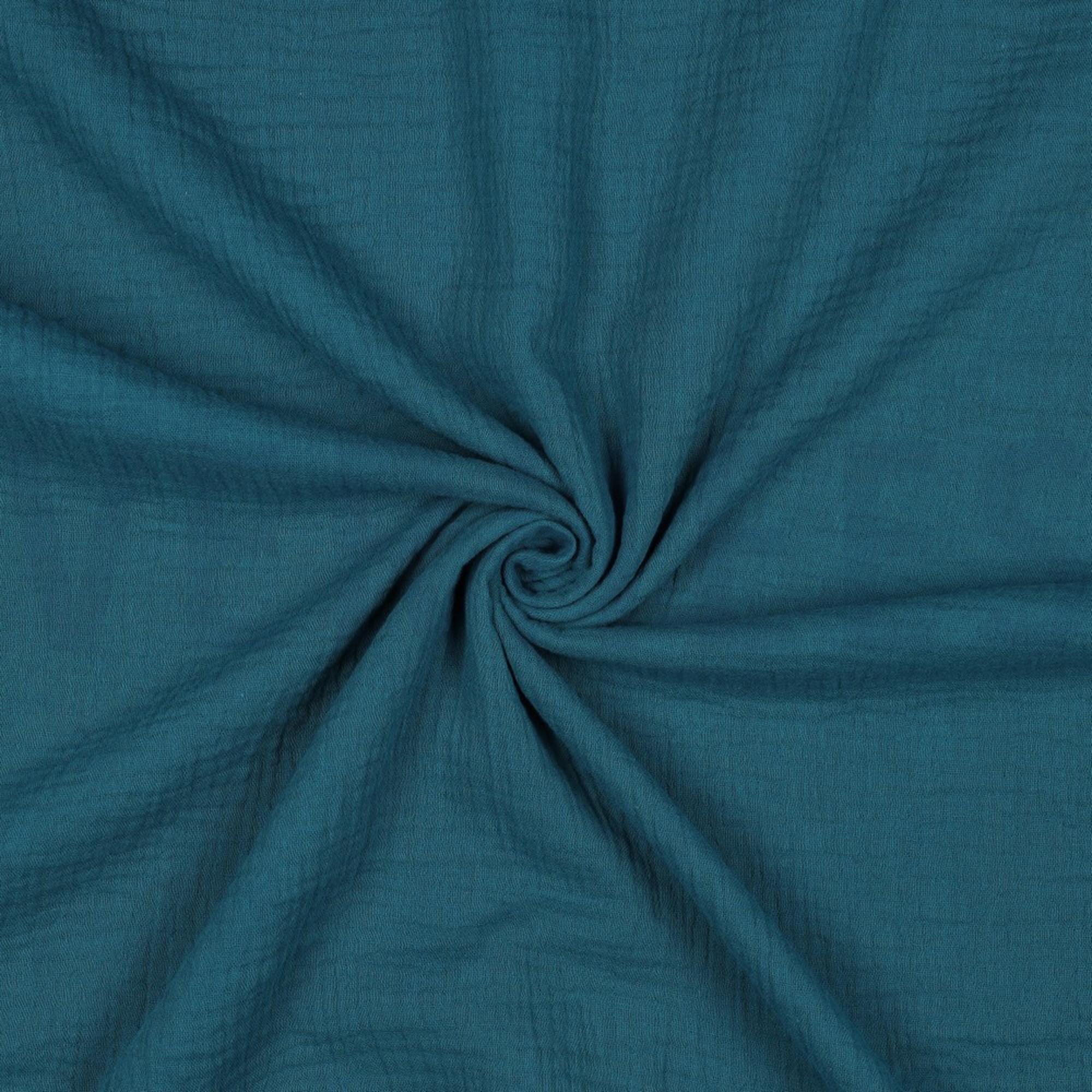 DOUBLE GAUZE GOTS PETROL (high resolution) #3