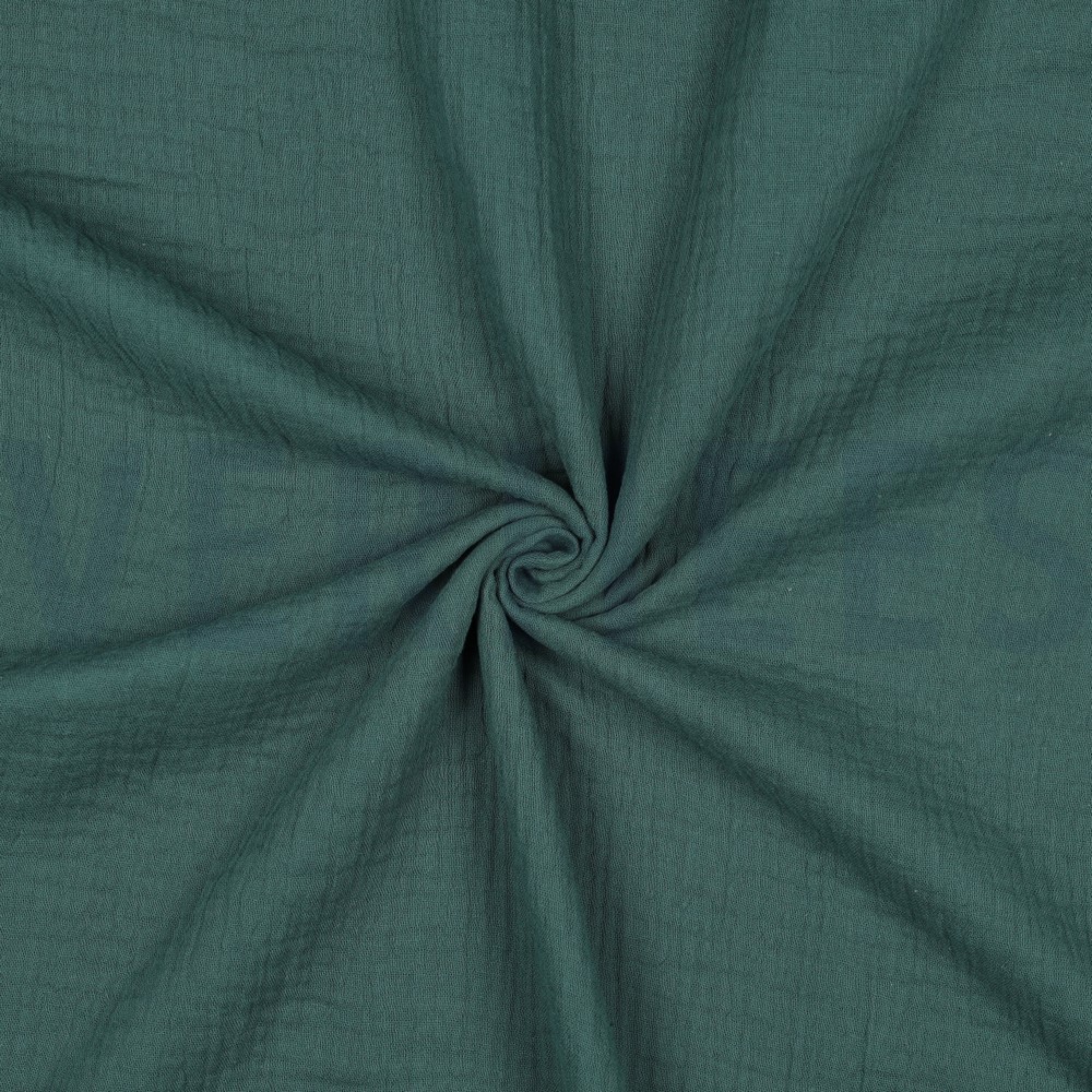 DOUBLE GAZE DE COTON GOTS VERT ANCIEN #7