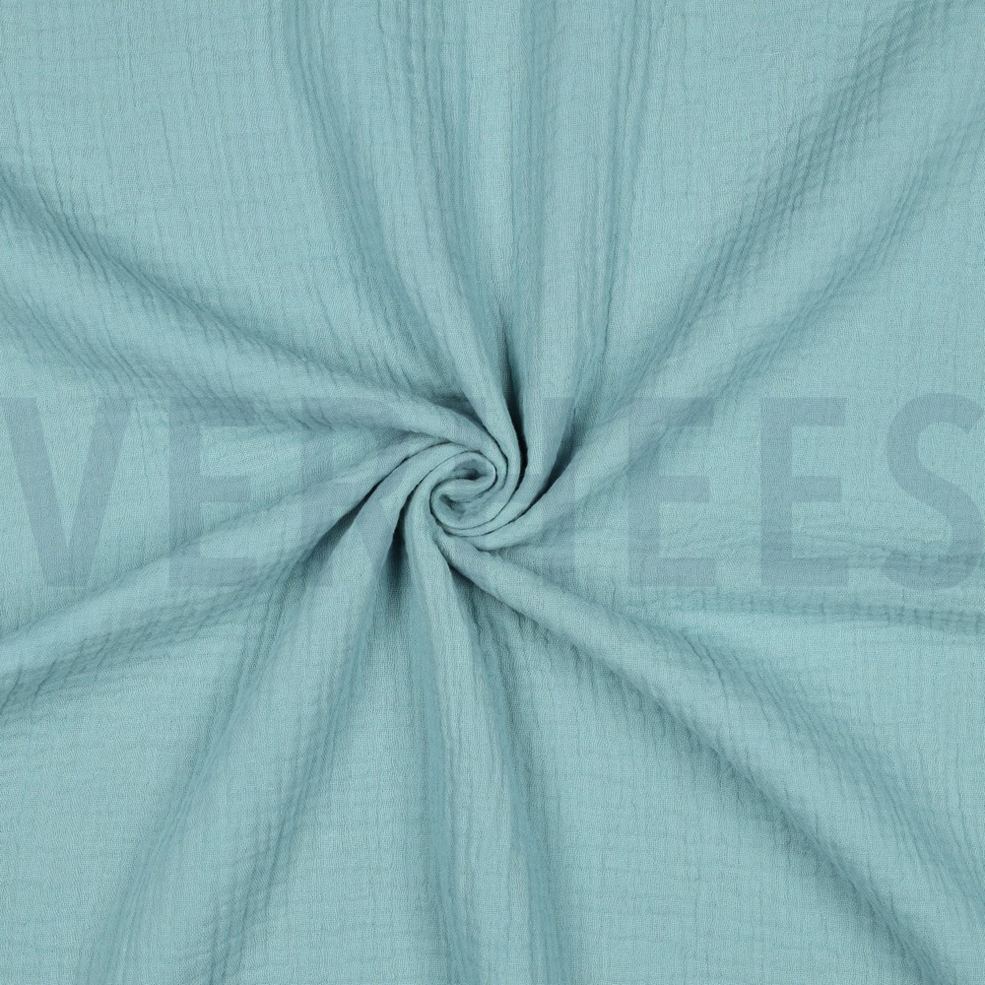 DOUBLE GAUZE GOTS TEAL (high resolution) #3