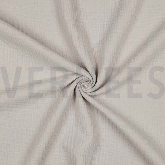 DOUBLE GAUZE GOTS LICHT ZAND #7