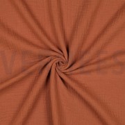 DOUBLE GAUZE GOTS COGNAC (thumbnail) #3