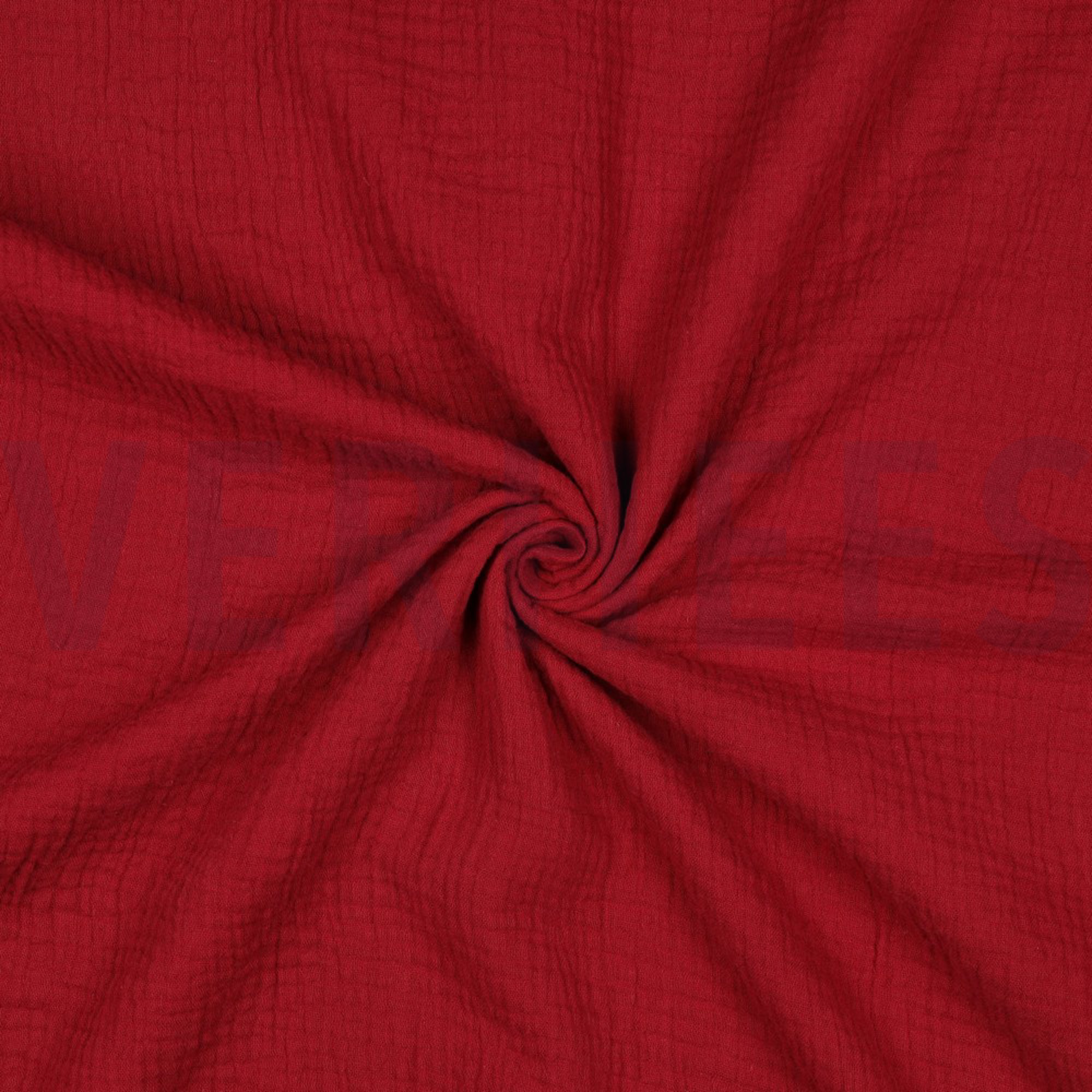 DOUBLE GAUZE GOTS WIJNROOD (high resolution) #3