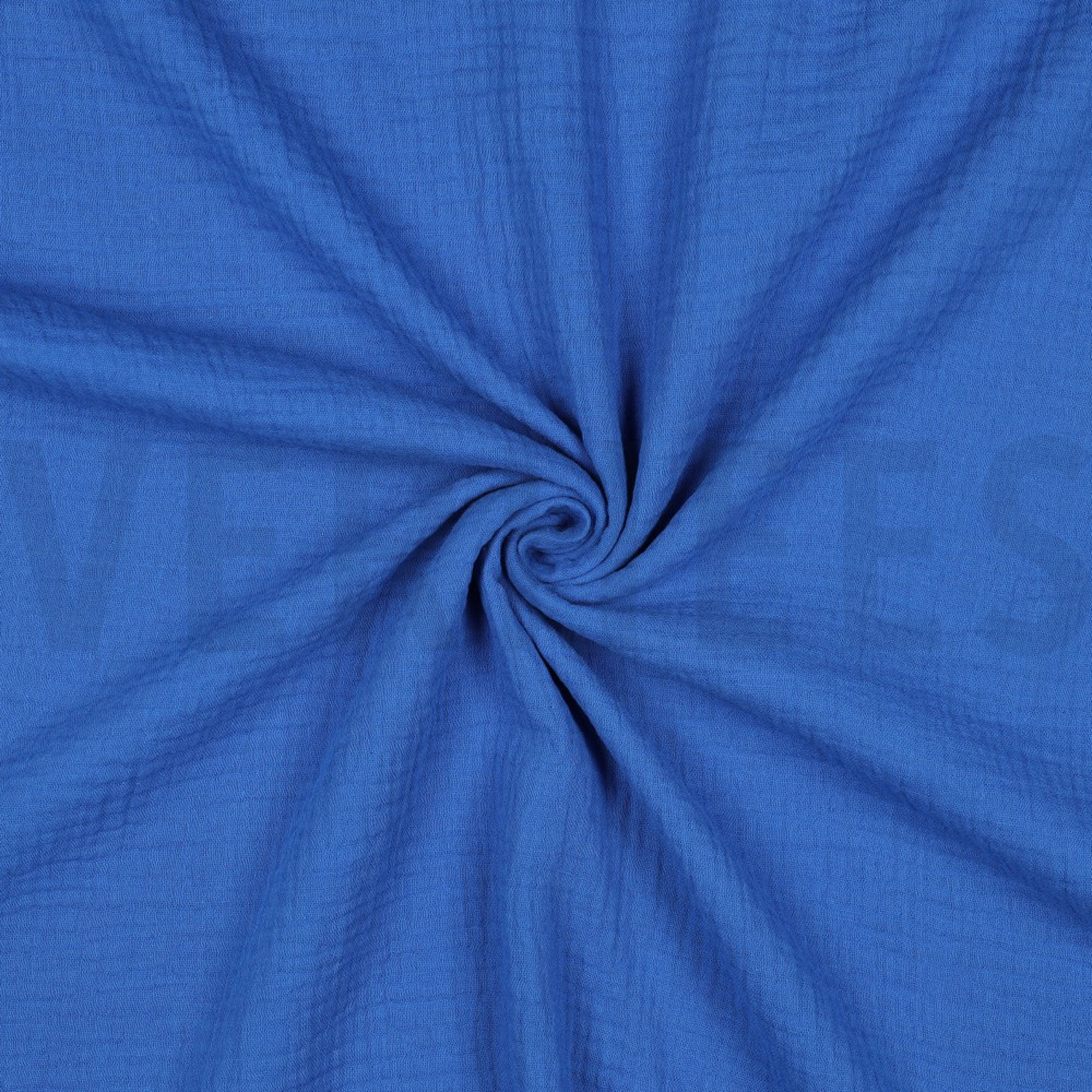 DOUBLE GAUZE GOTS KOBALTBLAUW (high resolution) #3
