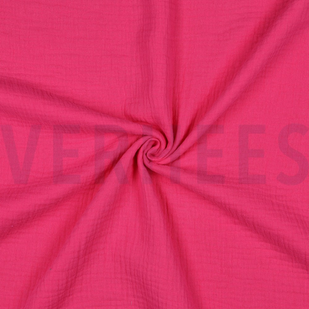 DOUBLE GAUZE GOTS FUCHSIA #7