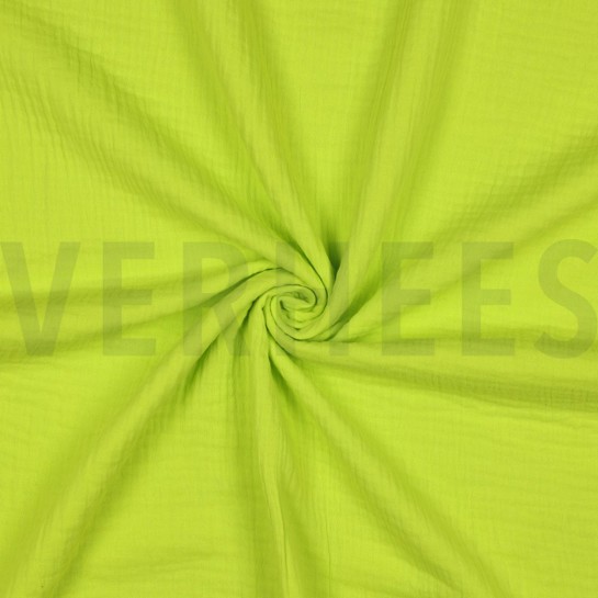 DOUBLE GAUZE GOTS YELLOW NEON #7