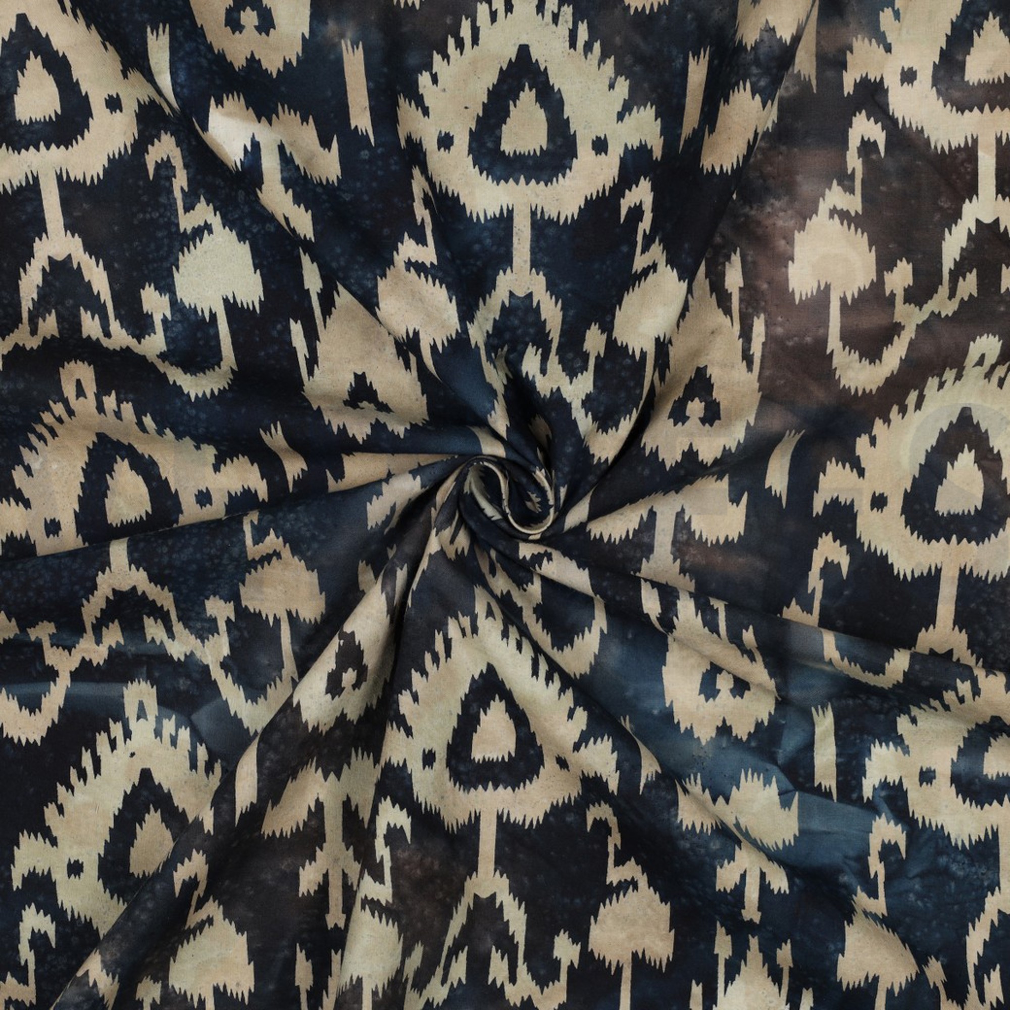 HANDCRAFTED BATIK COTTON NAVY (high resolution) #3