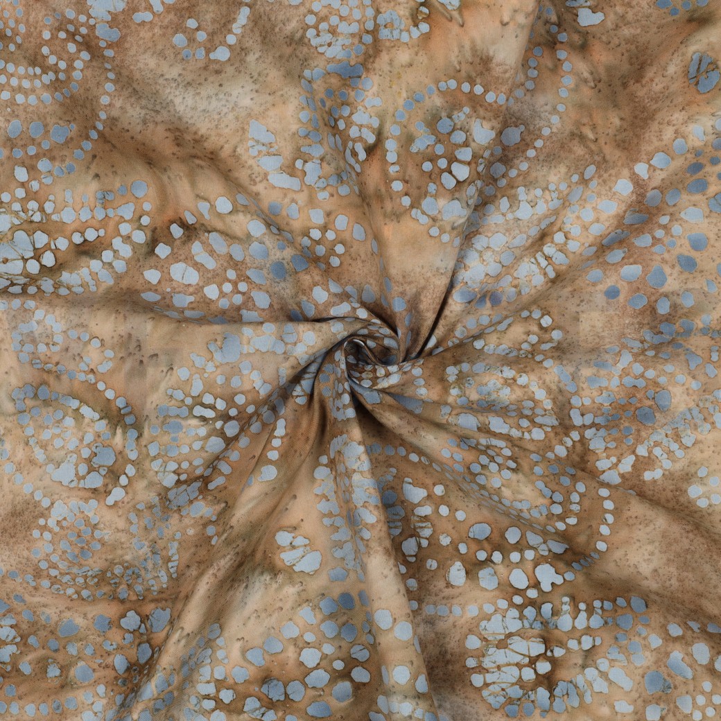 HANDCRAFTED BATIK COTTON BEIGE #7