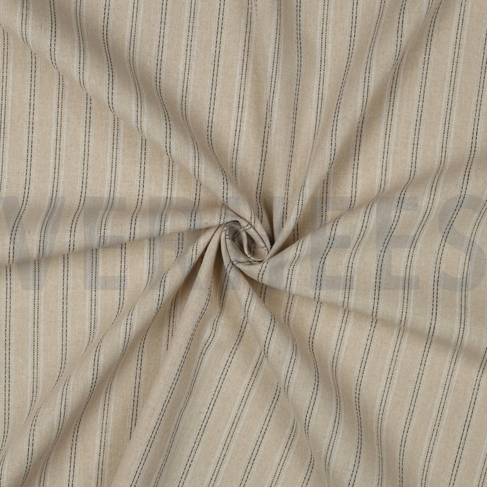 LINEN VISCOSE LUREX STRIPES ECRU (high resolution) #3