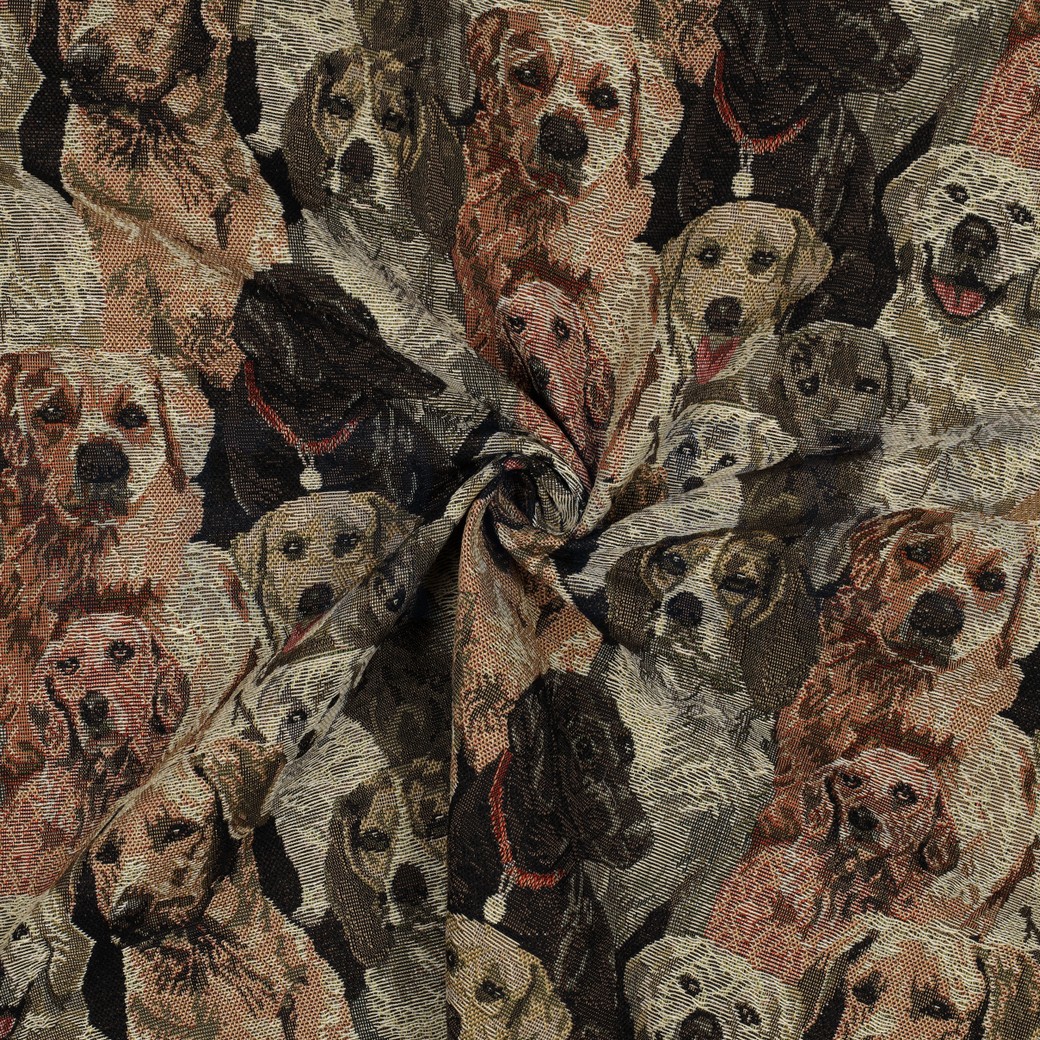 GOBELIN DOGS BROWN #7