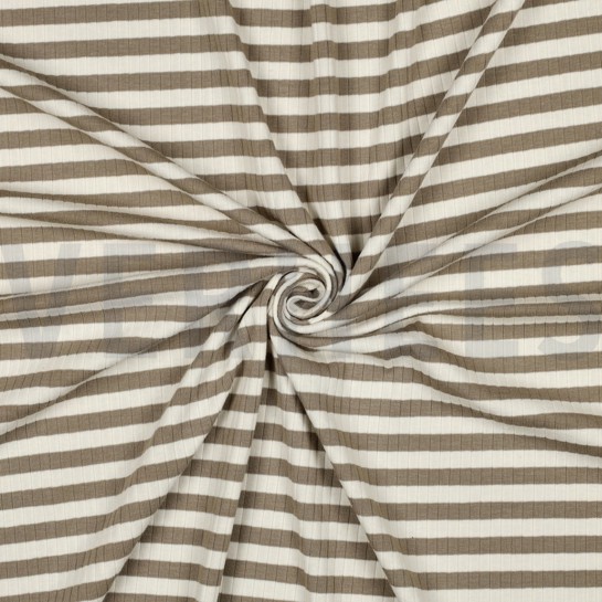 RIB YARN DYED STRIPES SAND #7