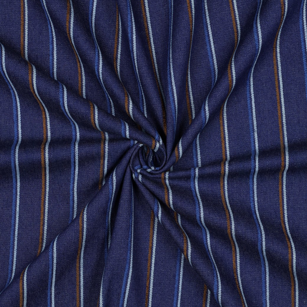 DENIM STREIFEN INDIGO #7