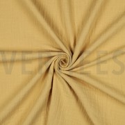 DOUBLE GAZE DE COTON SLUB JAUNE (thumbnail) #3