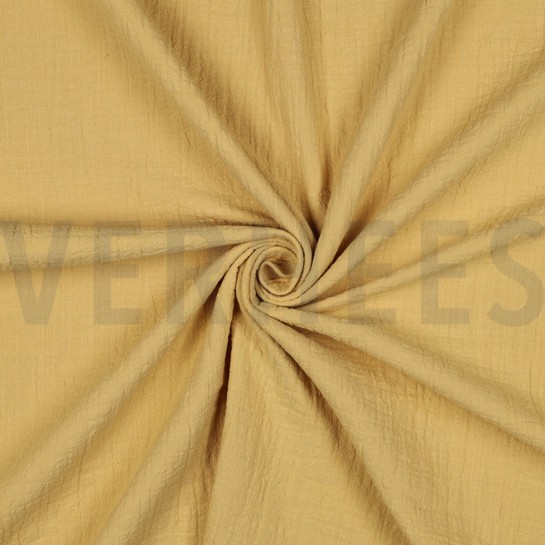 DOUBLE GAZE DE COTON SLUB JAUNE #7