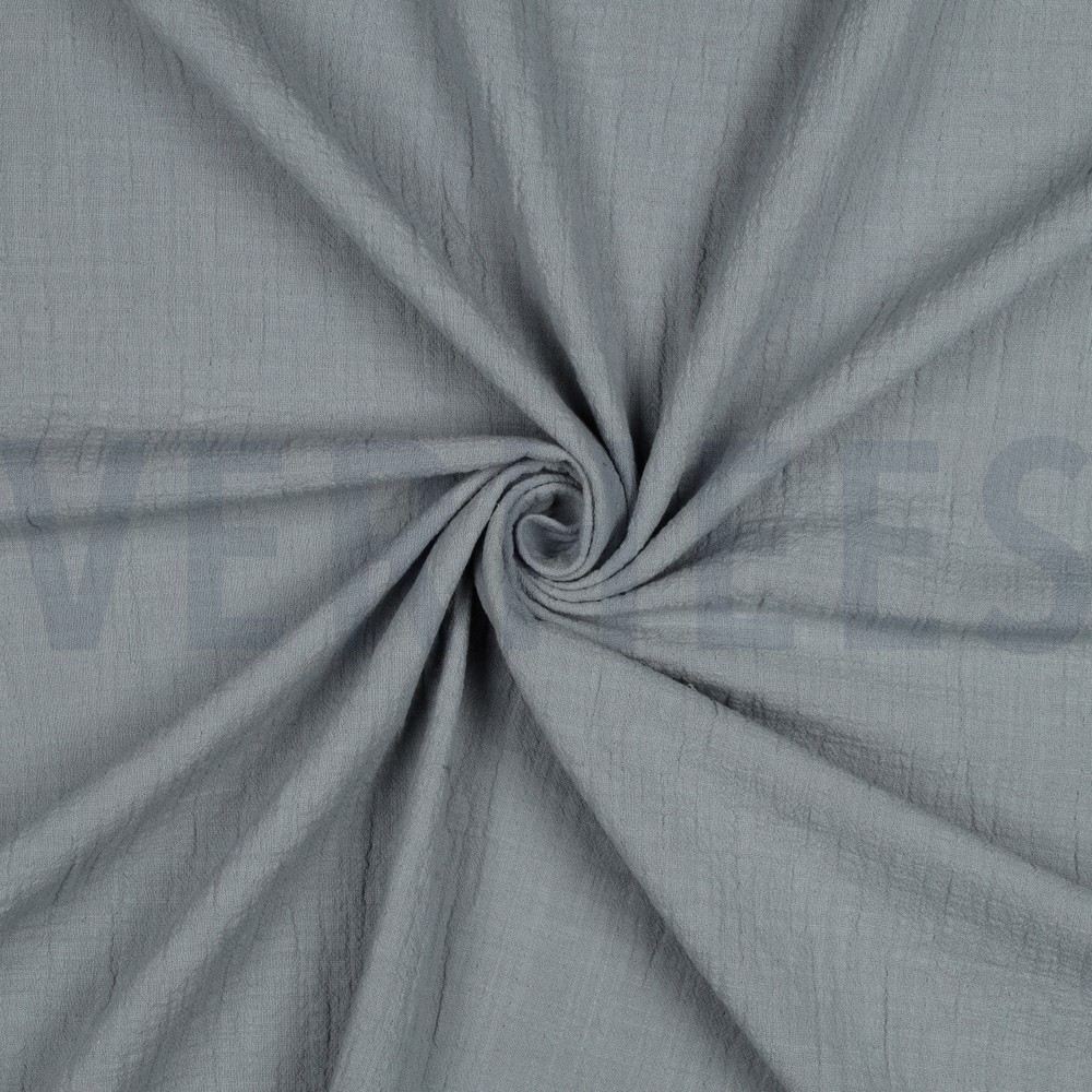 DOUBLE GAUZE SLUB BLUE #7